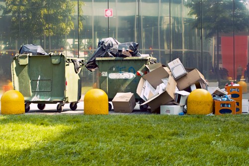 Central London-based sofa removal truck in action